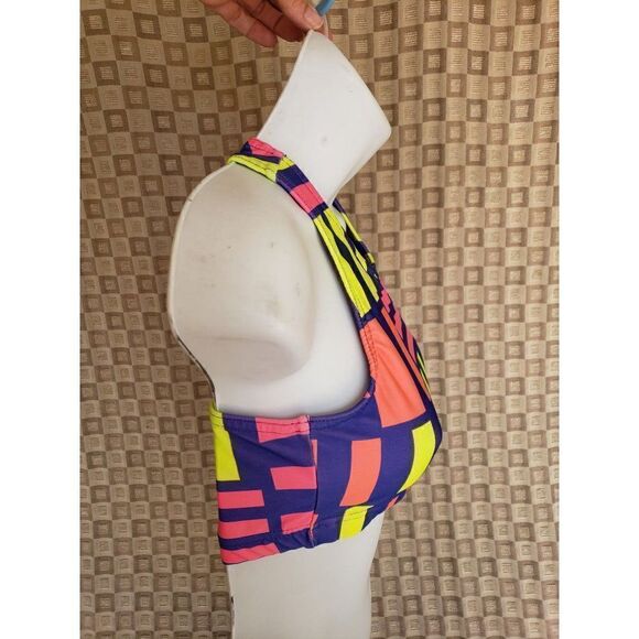 Girls Spirit Cheer Sports Bra Crop Top Multi Color Large New clearance - Picture 4 of 10
